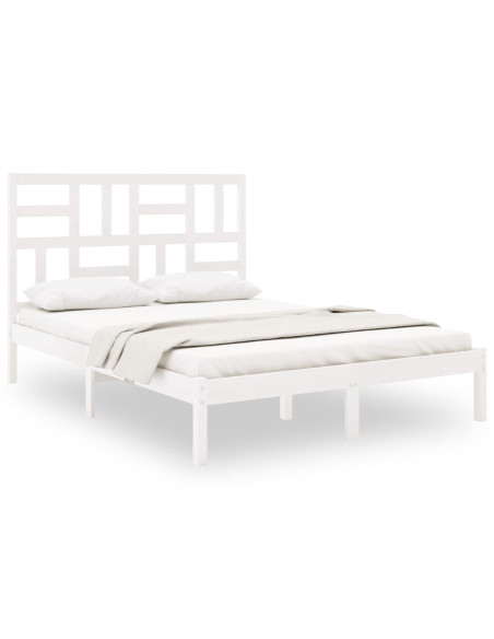 Giroletto Bianco in Legno Massello 140x200 cm