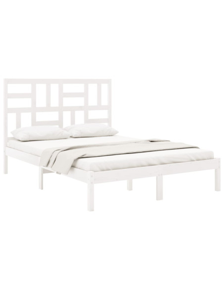 Giroletto Bianco in Legno Massello 140x200 cm