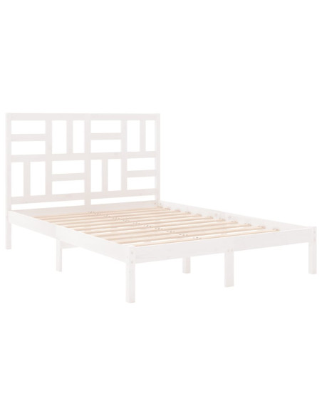 Giroletto Bianco in Legno Massello 140x200 cm