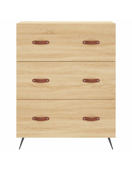 Credenza Rovere Sonoma 69,5x34x180 cm in Legno Multistrato