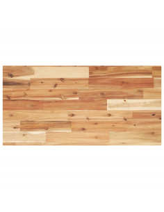 Piano da Bagno Finitura a Olio 60x40x2 cm in Legno di Acacia