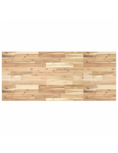 Piano Scrivania Non Trattato 120x60x2cm Legno Massello Acacia
