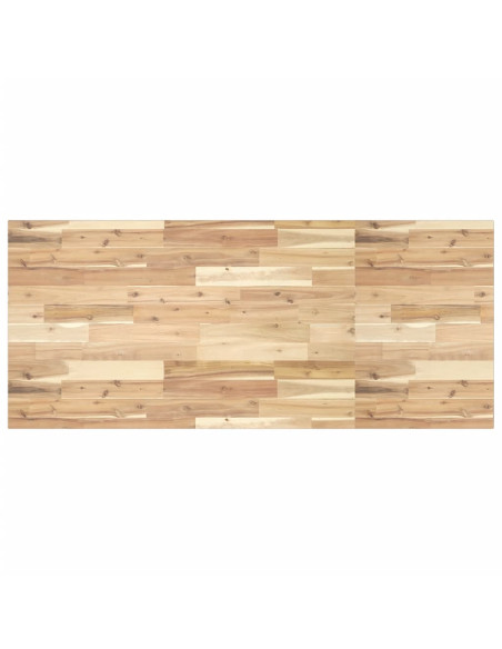 Piano Scrivania Non Trattato 120x60x2cm Legno Massello Acacia