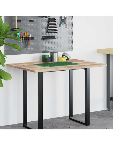 Piano Scrivania Non Trattato 120x70x2cm Legno Massello Acacia