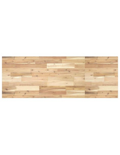 Piano Scrivania Non Trattato 140x50x2cm Legno Massello Acacia