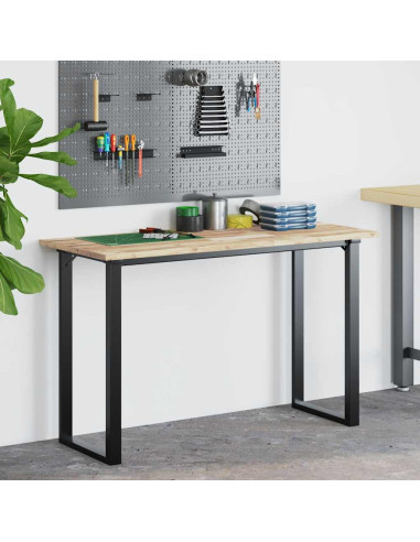 Piano Scrivania Non Trattato 140x50x2cm Legno Massello Acacia