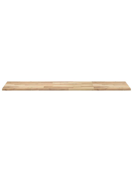 Piano Scrivania Non Trattato 140x50x2cm Legno Massello Acacia
