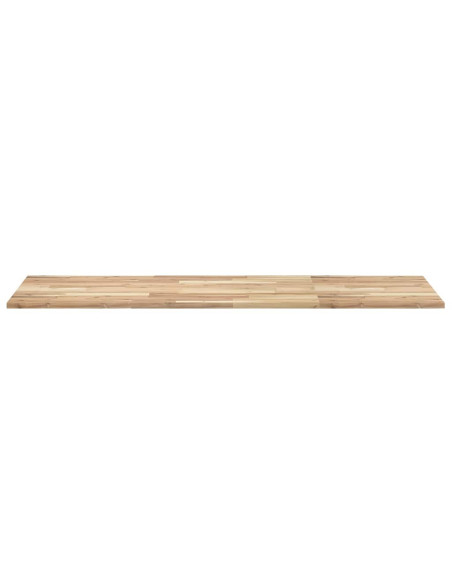 Piano Scrivania Non Trattato 140x60x2cm Legno Massello Acacia