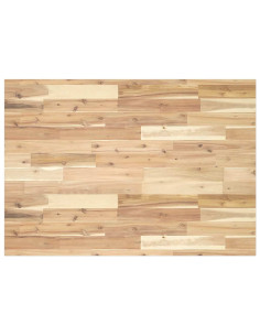 Piano Scrivania Non Trattato 100x70x2cm Legno Massello Acacia