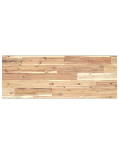 Ripiano a Parete 100x30x2 cm Legno Massello Acacia Non Trattato