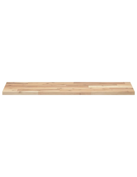 Ripiano a Parete 100x30x2 cm Legno Massello Acacia Non Trattato