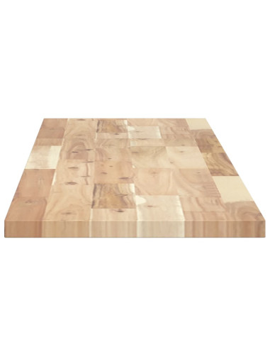 Ripiano a Parete 120x30x2 cm Legno Massello Acacia Non Trattato