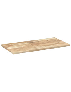 Mensole da Parete 3 pz 100x40x2 cm Legno Acacia Non Trattato 2