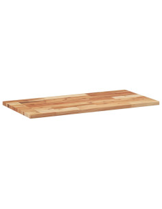 Mensole da Parete 2 pz 60x40x2 cm Legno Acacia Rifinito a Olio 2