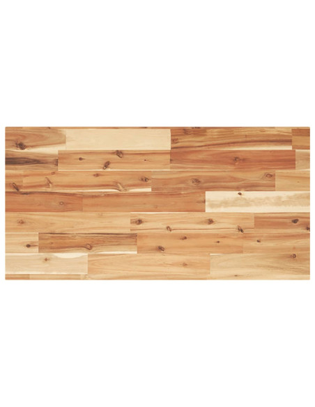 Ripiano a Parete 100x40x2cm Legno Massello Acacia Rifinito Olio