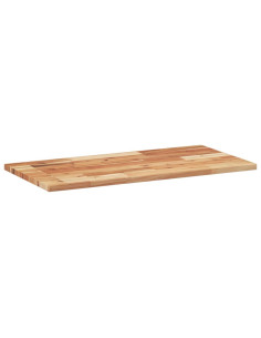Ripiano a Parete 100x40x2cm Legno Massello Acacia Rifinito Olio 2