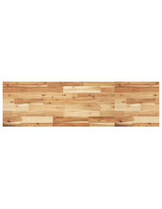 Ripiano a Parete 160x40x2cm Legno Massello Acacia Rifinito Olio