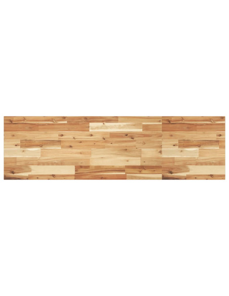 Ripiano a Parete 160x40x2cm Legno Massello Acacia Rifinito Olio