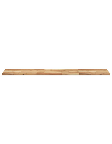 Ripiano a Parete 160x40x2cm Legno Massello Acacia Rifinito Olio