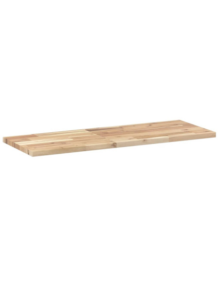 Mensole da Parete 2 pz 100x30x2 cm Legno Acacia Non Trattato