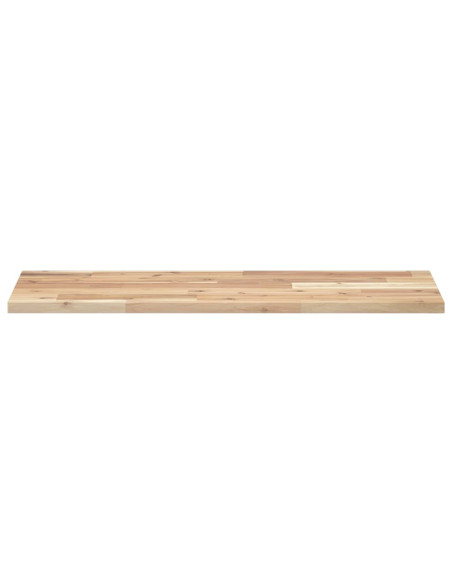 Mensole da Parete 2 pz 100x30x2 cm Legno Acacia Non Trattato
