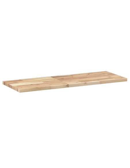 Mensole da Parete 2 pz 100x30x2 cm Legno Acacia Non Trattato