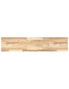 Ripiano a Parete 140x30x2 cm Legno Massello Acacia Non Trattato