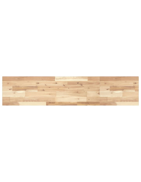 Ripiano a Parete 140x30x2 cm Legno Massello Acacia Non Trattato