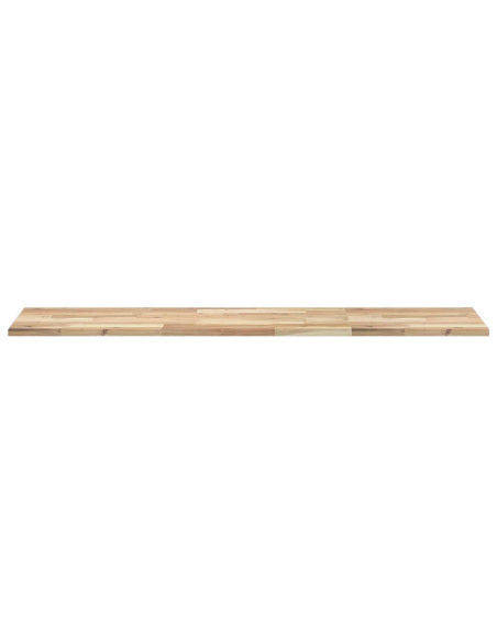Ripiano a Parete 160x40x2 cm Legno Massello Acacia Non Trattato