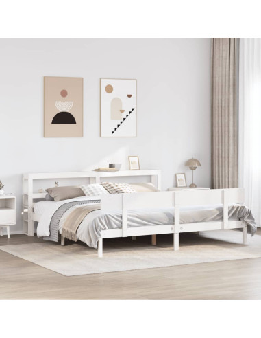 Ripiano a Parete per Lavabo in Acciaio e Massello di Acacia