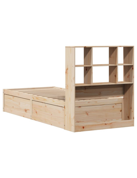 Giroletto senza Materasso 100x200 cm in Legno Massello di Pino
