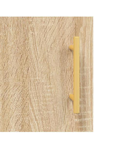 Credenza Rovere Sonoma 69,5x34x180 cm in Legno Multistrato