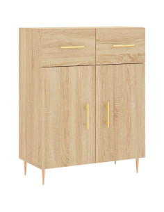 Credenza Rovere Sonoma 69,5x34x180 cm in Legno Multistrato 2