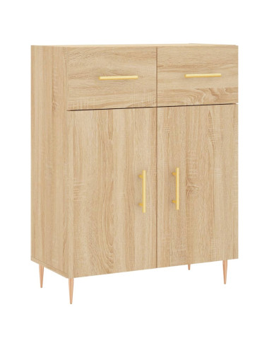 Credenza Rovere Sonoma 69,5x34x180 cm in Legno Multistrato