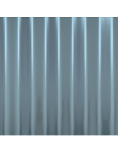 Pannelli Tetto 12pz Acciaio Verniciato a Polvere Grigio 60x36cm