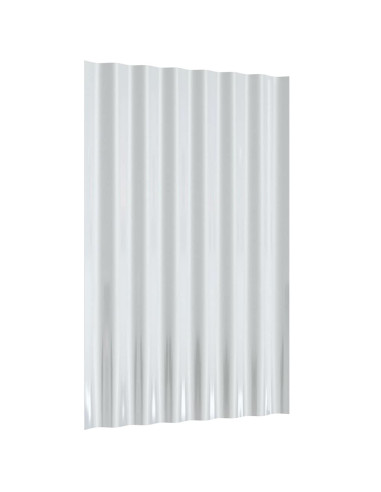 Pannelli Tetto 12 pz Acciaio Verniciato Polvere Antracite 60x36