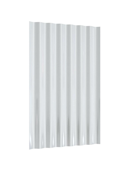 Pannelli Tetto 12 pz Acciaio Verniciato Polvere Antracite 60x36