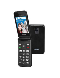 CELLULARE BRONDI WINDOW 2 DUOS BLACK METAL ITALIA