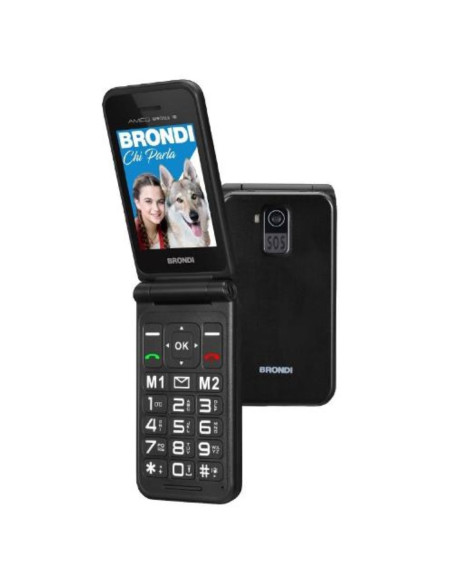CELLULARE BRONDI WINDOW 2 DUOS BLACK METAL ITALIA