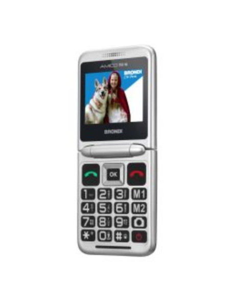 CELLULARE BRONDI AMICO TUO 4G BLACK METAL ITALIA