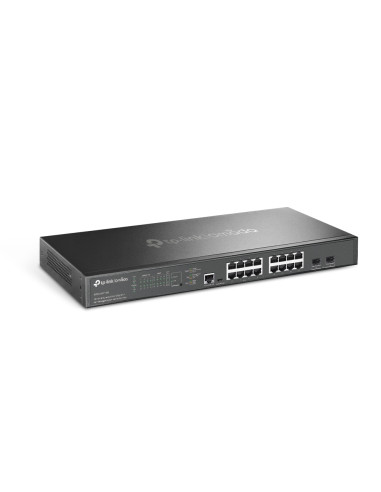 TP-Link Omada SG3218XP-M2 switch di rete Gestito L2+ 2.5G Ethernet (100/1000/2500) Supporto Power over Ethernet (PoE) 1U Nero