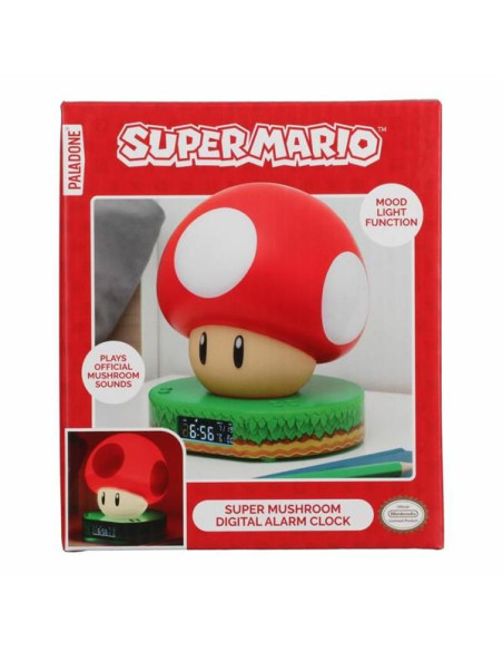 SUPER MUSHROOM DIGITAL ALARM CLOCK