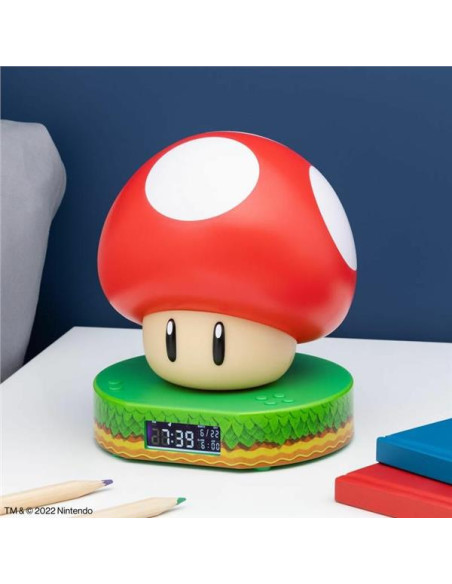 SUPER MUSHROOM DIGITAL ALARM CLOCK