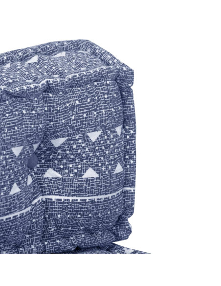 Pouf Indaco in Tessuto