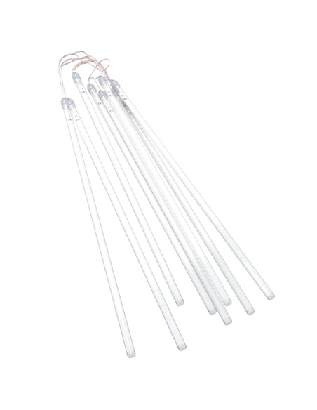 Luci Meteoriche 8 pz 50cm Blu 288 LED Interni Esterni