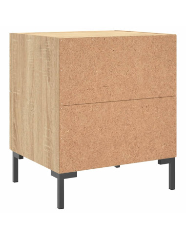Comodino Rovere Sonoma 40x35x47,5 cm in Legno Multistrato