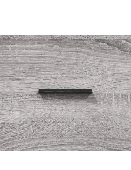 Comodino Grigio Sonoma 40x40x66 cm in Legno Multistrato