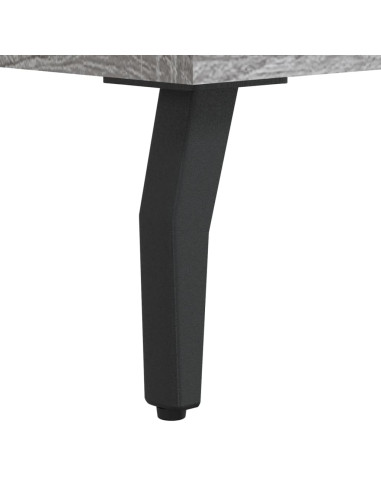 Comodino Grigio Sonoma 40x40x66 cm in Legno Multistrato