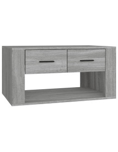 Tavolino da Salotto Grigio Sonoma 80x50x40 cm Legno Multistrato