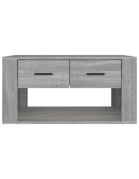 Tavolino da Salotto Grigio Sonoma 80x50x40 cm Legno Multistrato